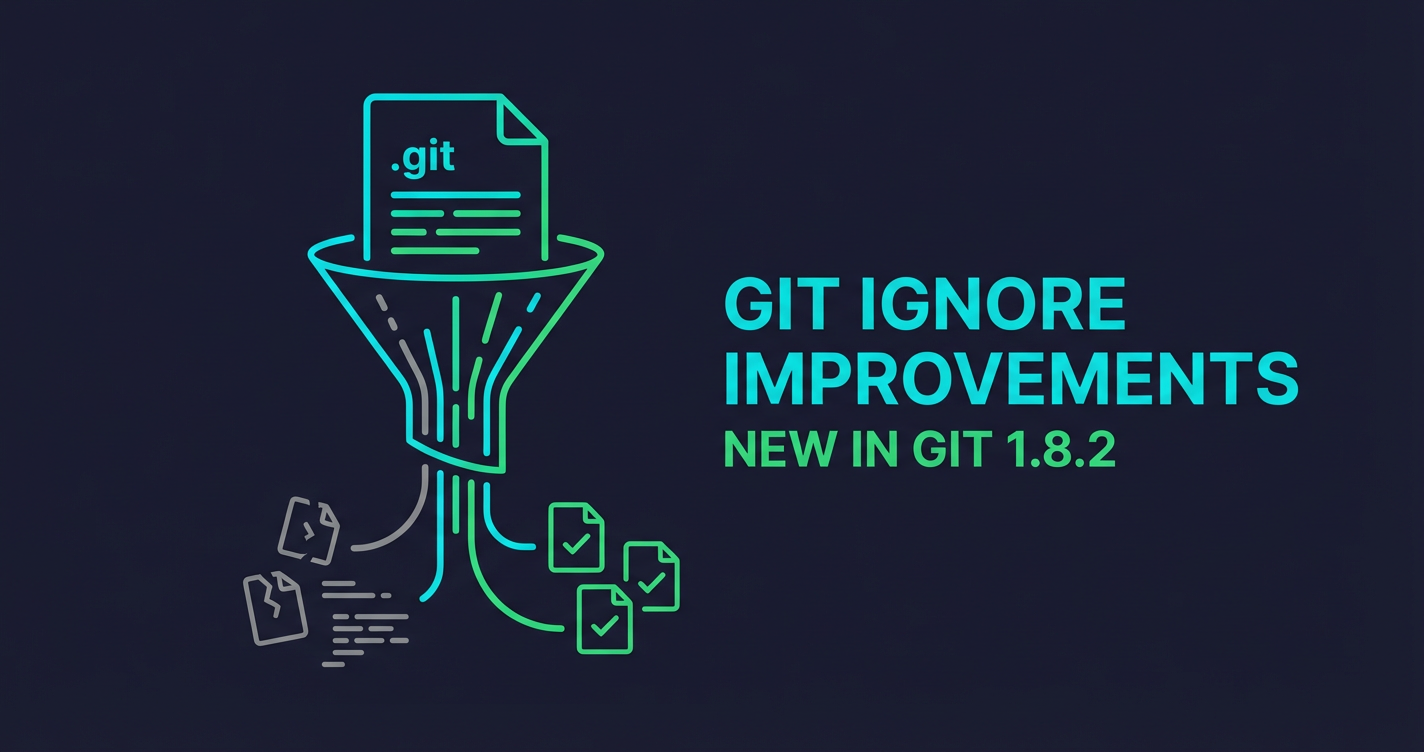 git learns to ignore better - new in 1.8.2