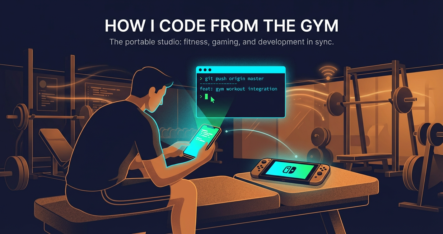How I code from the gym