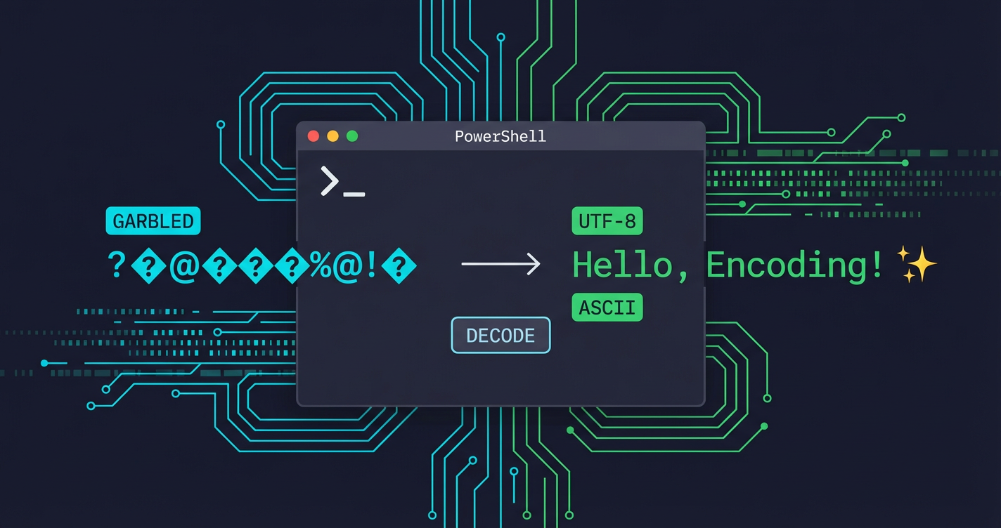 Things that trip newbies in Powershell - Encodings