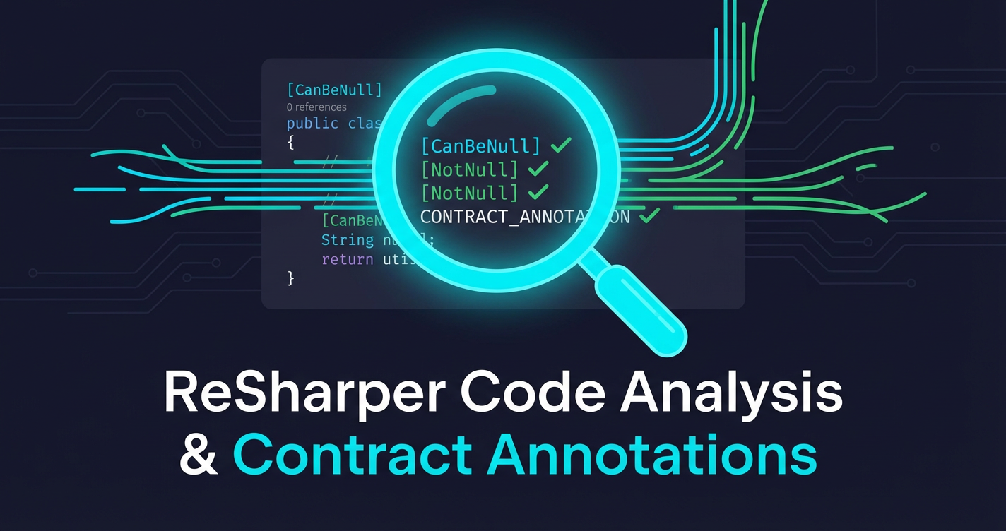 Better code analysis with Resharper 7 contract annotations