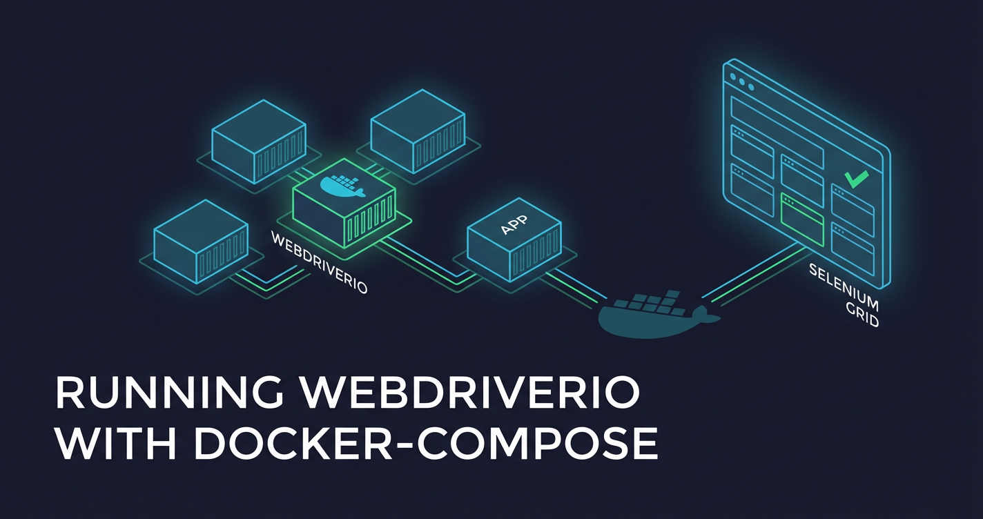 Running WebDriverIO tests using docker-compose
